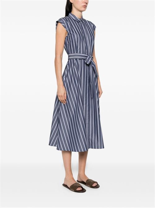 Abito donna Emme Marella lungo smanicato blu e celeste EMME Marella | PESI023